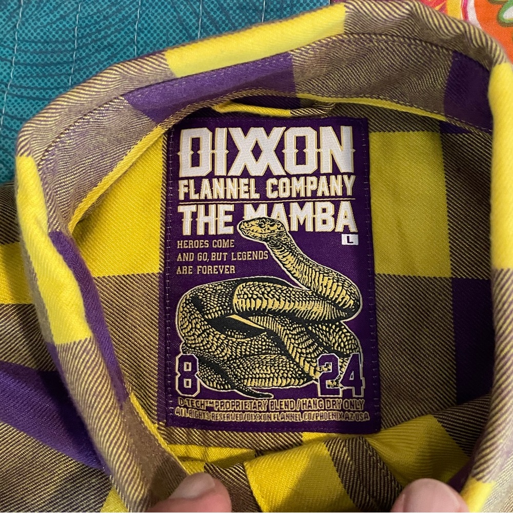 Dixxon the Mamba flannel. Large